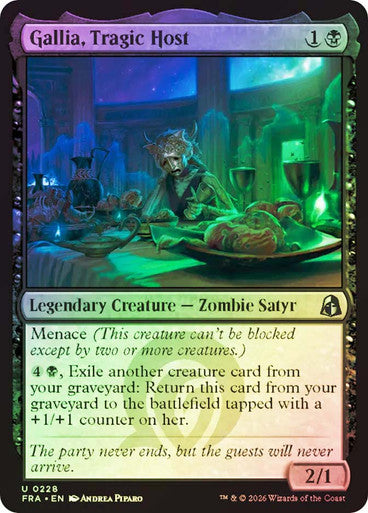 Gallia, Tragic Host - (Foil): Reality Fracture