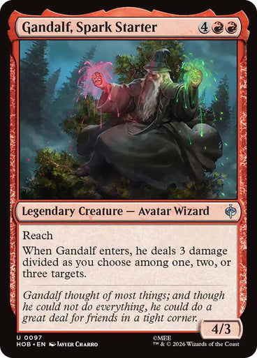 Gandalf, Spark Starter: The Hobbit