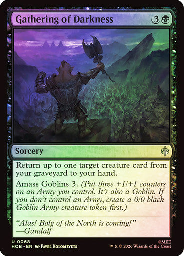 Gathering of Darkness - (Foil): The Hobbit