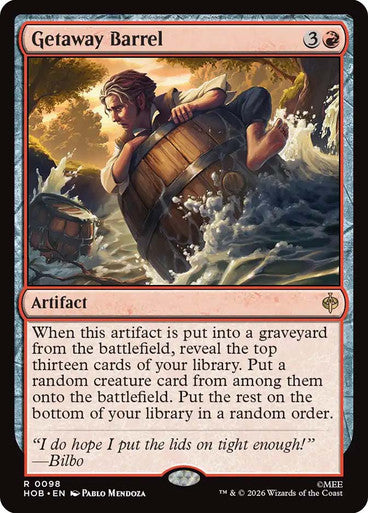 Getaway Barrel: The Hobbit