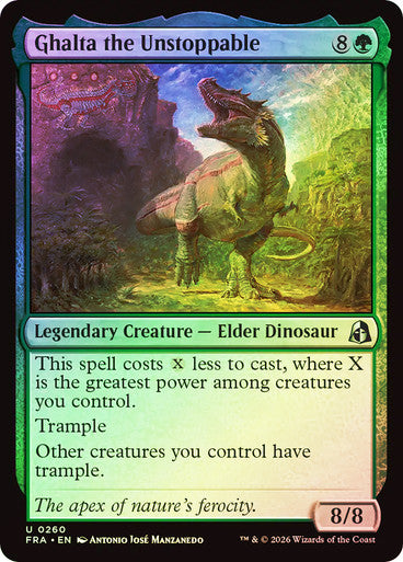Ghalta the Unstoppable - (Foil): Reality Fracture