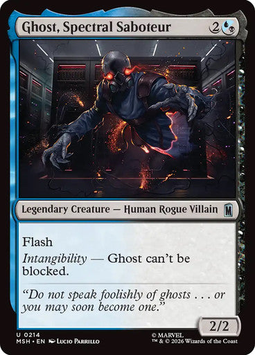 Ghost, Spectral Saboteur: Marvel Super Heroes