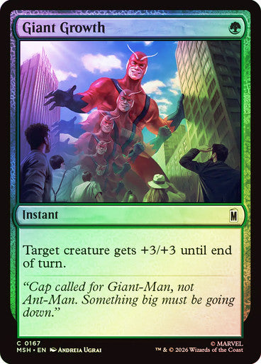 Giant Growth - (Foil): Marvel Super Heroes