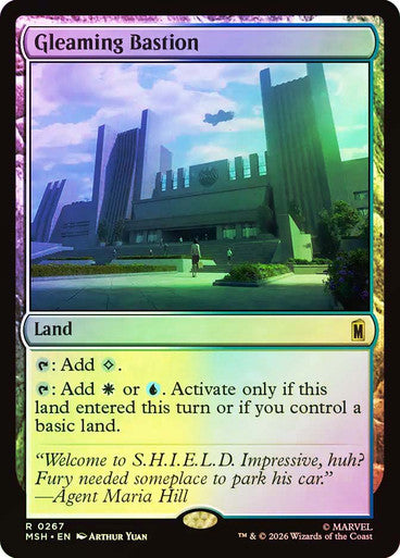 Gleaming Bastion - (Foil): Marvel Super Heroes