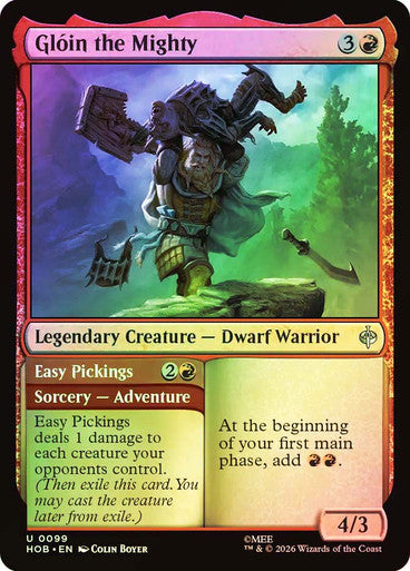 Glóin the Mighty // Easy Pickings - (Foil): The Hobbit