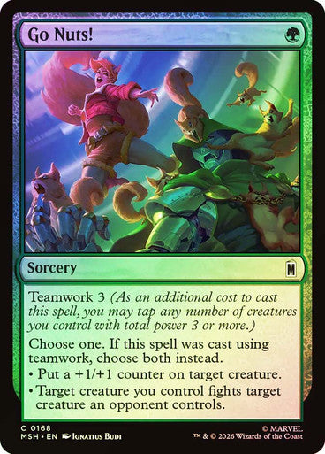 Go Nuts! - (Foil): Marvel Super Heroes