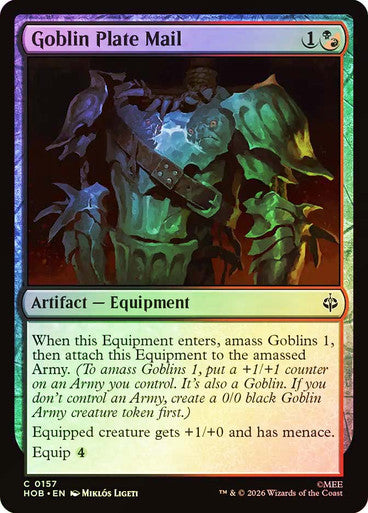 Goblin Plate Mail - (Foil): The Hobbit