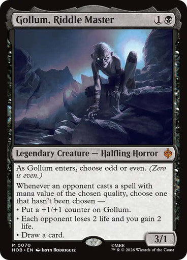 Gollum, Riddle Master: The Hobbit