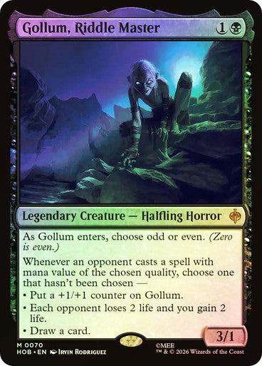 Gollum, Riddle Master - (Foil): The Hobbit