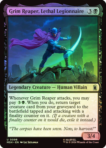Grim Reaper, Lethal Legionnaire - (Foil): Marvel Super Heroes
