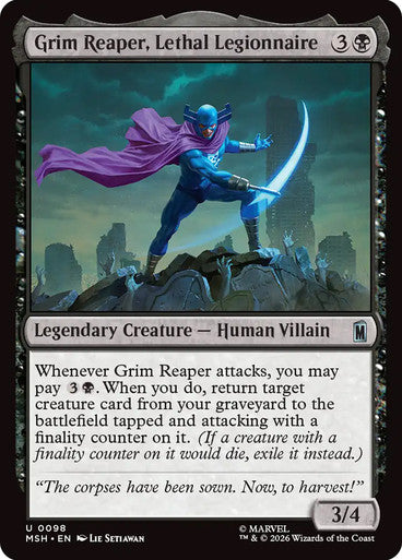 Grim Reaper, Lethal Legionnaire: Marvel Super Heroes