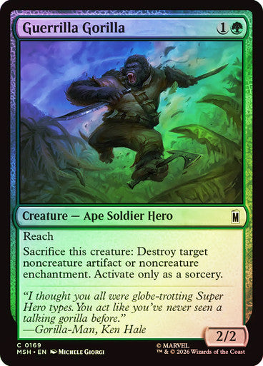 Guerrilla Gorilla - (Foil): Marvel Super Heroes