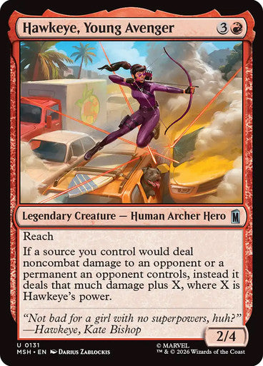 Hawkeye, Young Avenger: Marvel Super Heroes