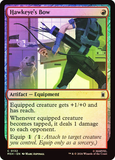 Hawkeye's Bow - (Foil): Marvel Super Heroes