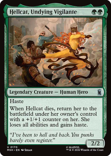 Hellcat, Undying Vigilante: Marvel Super Heroes