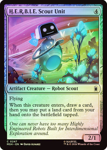 H.E.R.B.I.E. Scout Unit - (Foil): Marvel Super Heroes