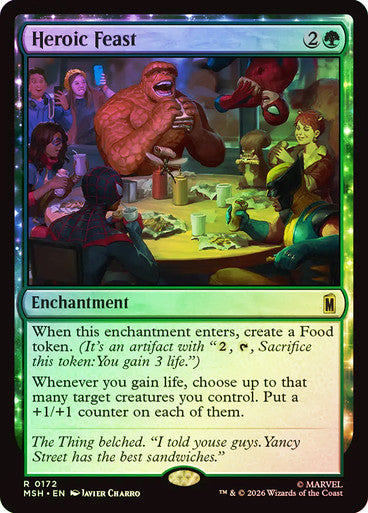 Heroic Feast - (Foil): Marvel Super Heroes