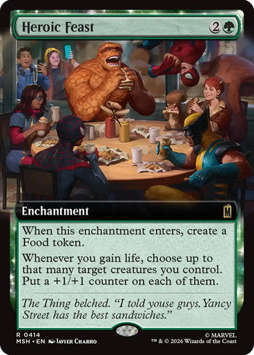 Heroic Feast (Extended Art) (#414): Marvel Super Heroes