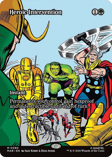 Heroic Intervention (Borderless) (#080): Marvel Universe