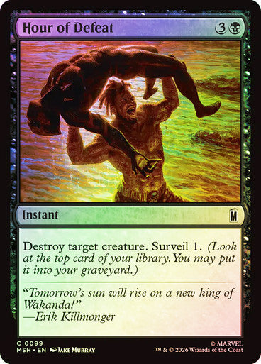 Hour of Defeat - (Foil): Marvel Super Heroes