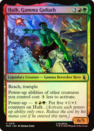 Hulk, Gamma Goliath - (Foil): Marvel Super Heroes
