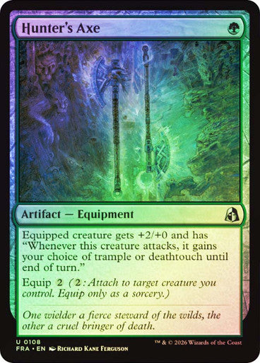 Hunter's Axe - (Foil): Reality Fracture