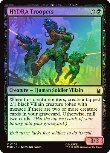 HYDRA Troopers - (Foil): Marvel Super Heroes