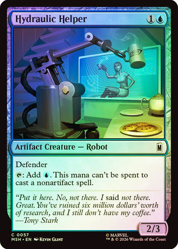 Hydraulic Helper - (Foil): Marvel Super Heroes