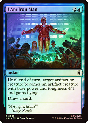 I Am Iron Man - (Foil): Marvel Super Heroes