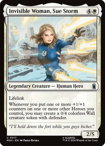 Invisible Woman, Sue Storm: Marvel Super Heroes