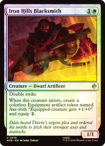 Iron Hills Blacksmith - (Foil): The Hobbit