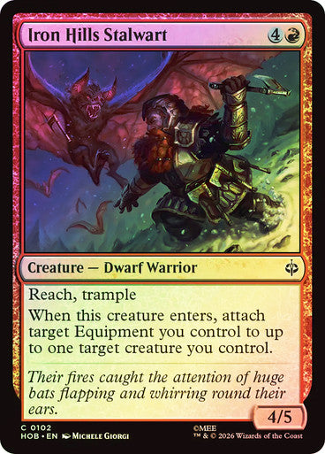 Iron Hills Stalwart - (Foil): The Hobbit