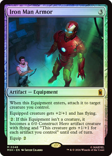 Iron Man Armor - (Foil): Marvel Super Heroes