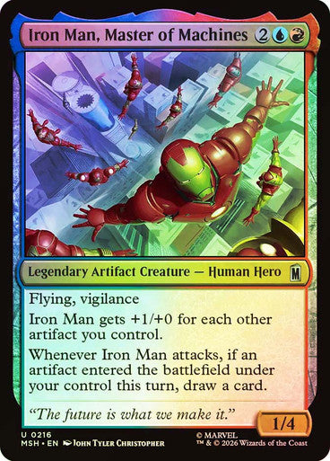 Iron Man, Master of Machines - (Foil): Marvel Super Heroes