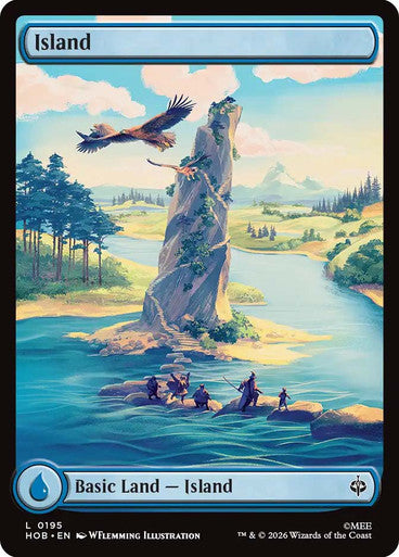 Island (Full Art) (#195): The Hobbit