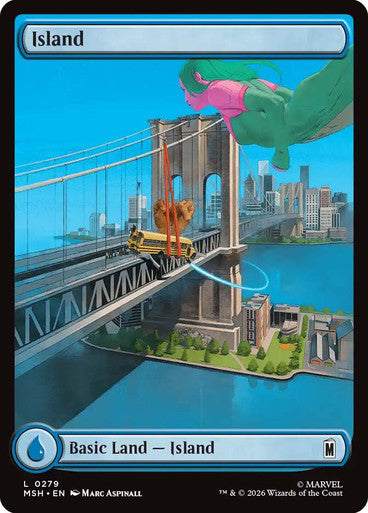 Island (Full Art) (#279): Marvel Super Heroes