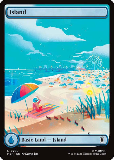Island (Full Art) (#280): Marvel Super Heroes