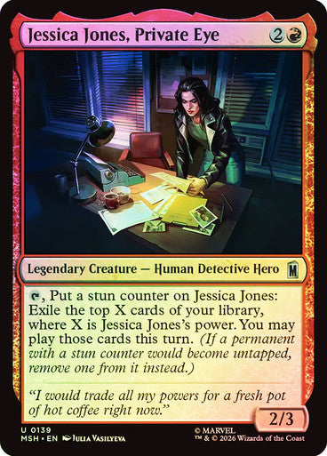 Jessica Jones, Private Eye - (Foil): Marvel Super Heroes