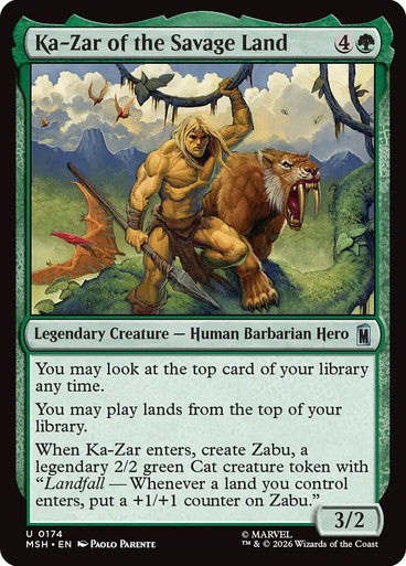 Ka-Zar of the Savage Land: Marvel Super Heroes