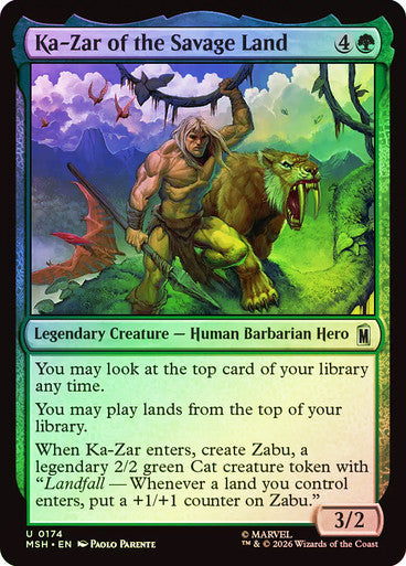 Ka-Zar of the Savage Land - (Foil): Marvel Super Heroes