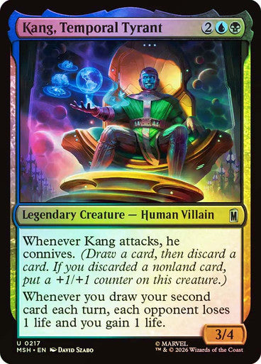 Kang, Temporal Tyrant - (Foil): Marvel Super Heroes