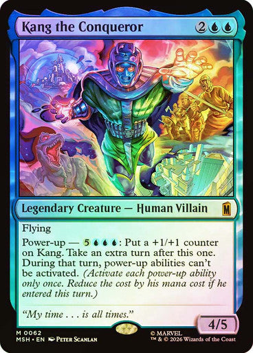 Kang the Conqueror - (Foil): Marvel Super Heroes