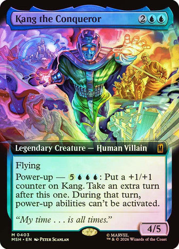 Kang the Conqueror (Extended Art) (#403) - (Foil): Marvel Super Heroes