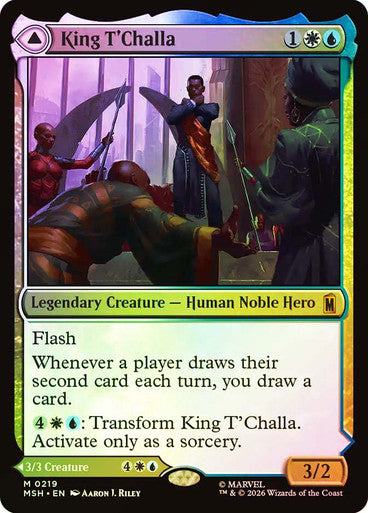 King T'Challa // Black Panther, Hope Enduring - (Foil): Marvel Super Heroes