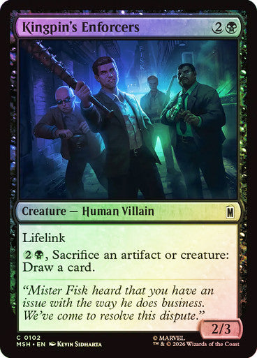 Kingpin's Enforcers - (Foil): Marvel Super Heroes
