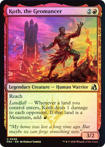 Koth, the Geomancer - (Foil): Reality Fracture