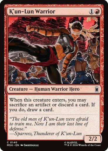 K'un-Lun Warrior: Marvel Super Heroes