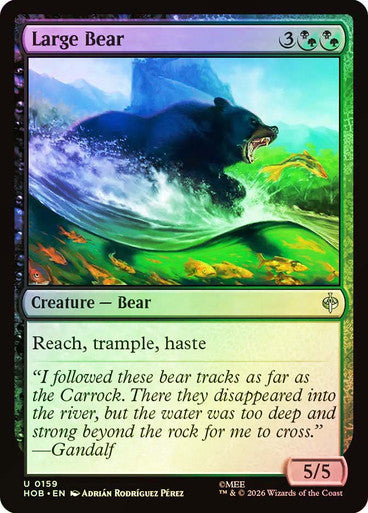 Large Bear - (Foil): The Hobbit