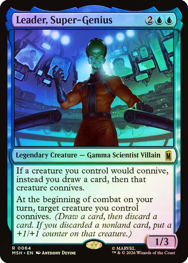 Leader, Super-Genius - (Foil): Marvel Super Heroes