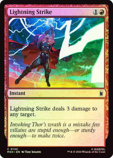 Lightning Strike - (Foil): Marvel Super Heroes